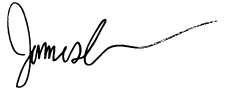 James signature