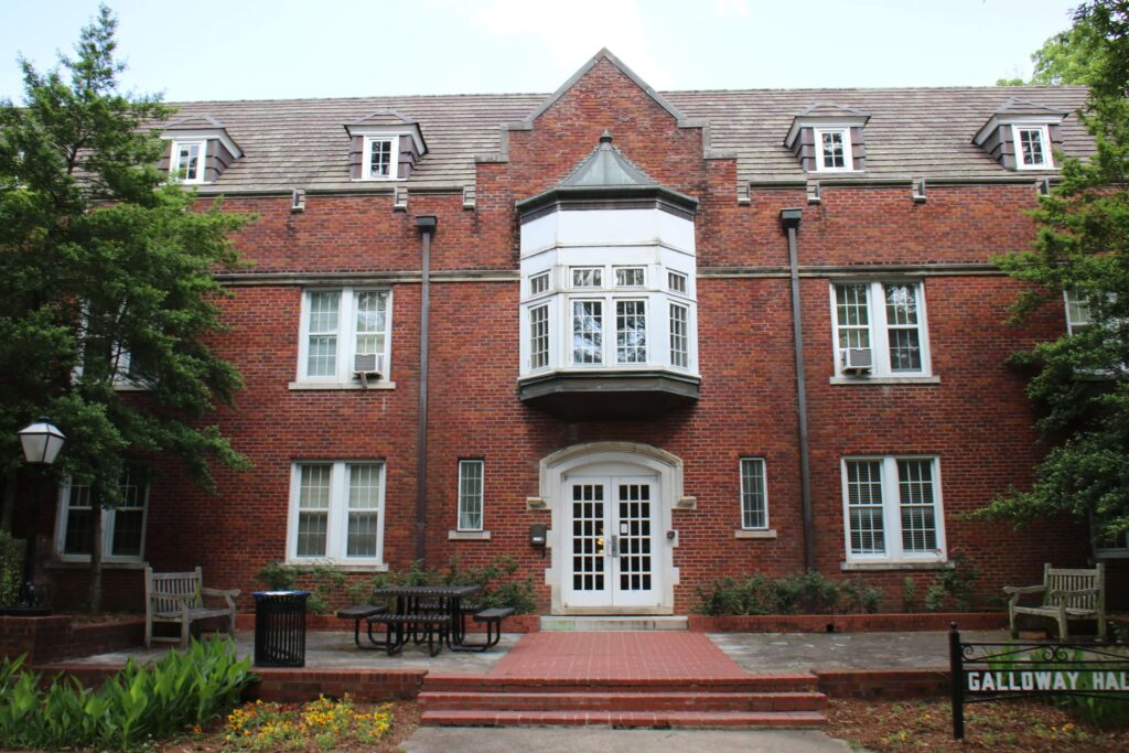 A photo of Galloway Hall.
